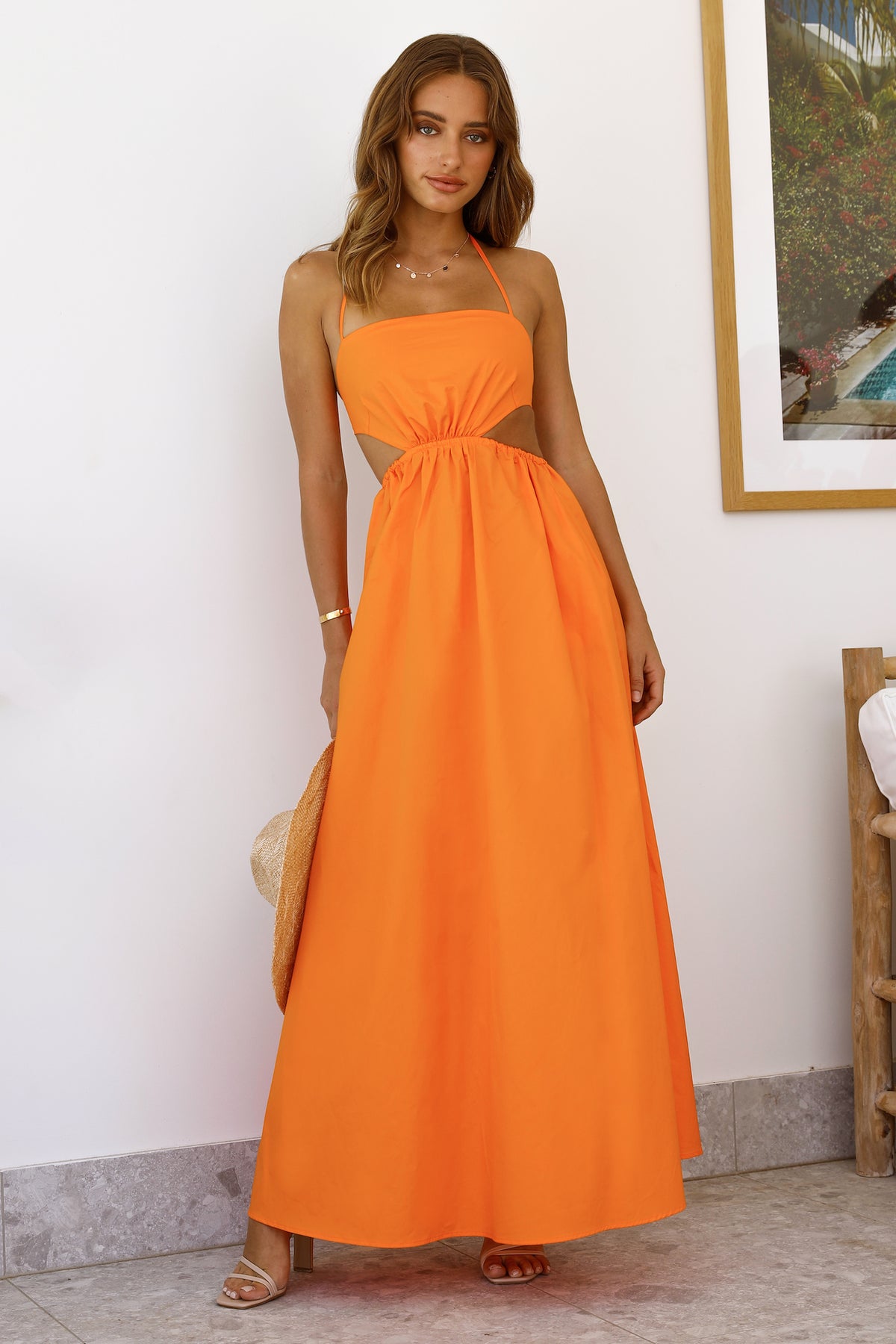 HELLO MOLLY Should We Go Maxi Dress Mango