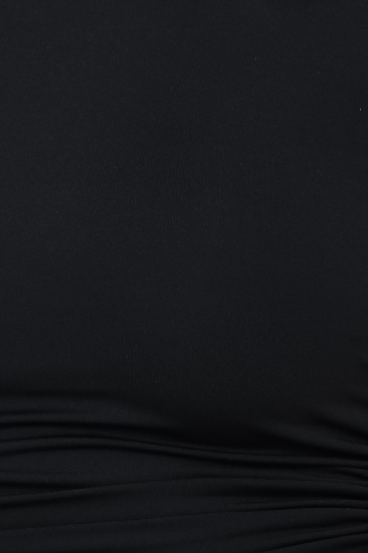 You And No One Else Crop Tee Black