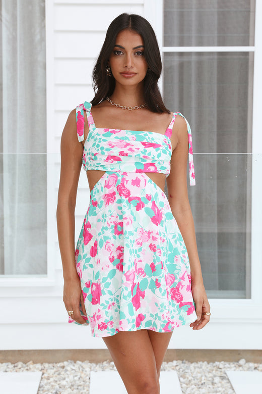 Gorgeous Vibes Mini Dress Green