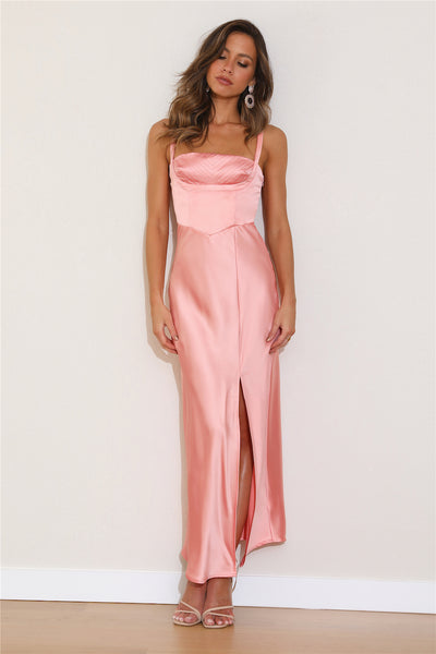 Race To Sunlight Maxi Dress Pink