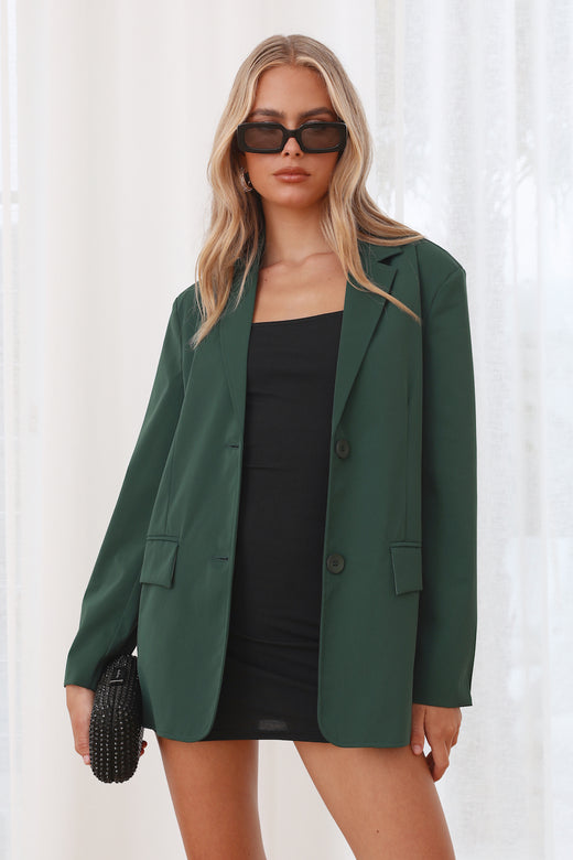 All The Hype Blazer Green