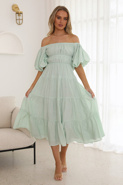 Dessert Run Maxi Dress Mint