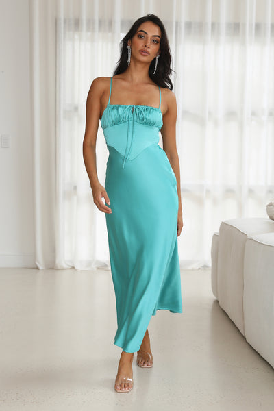 Fave Passages Midi Dress Teal