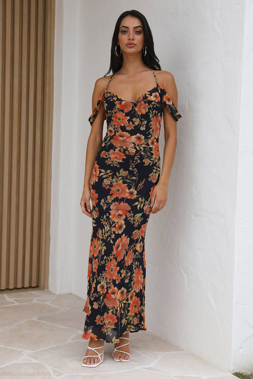 Lover Style Maxi Dress Navy