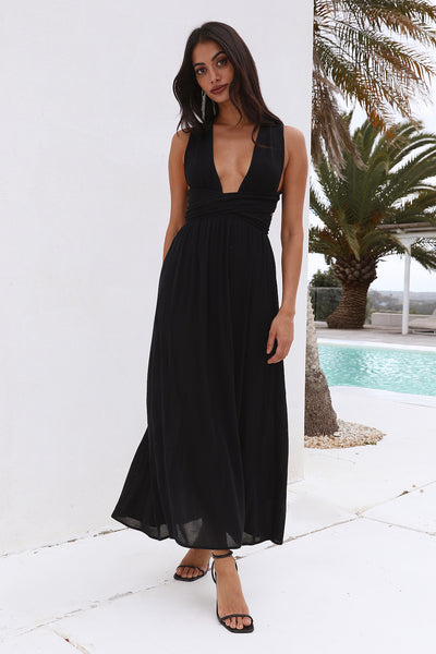 Free Me Maxi Dress Black