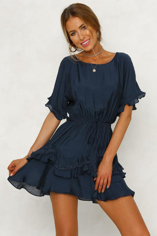 This Time Around Dress Navy | Hello Molly USA