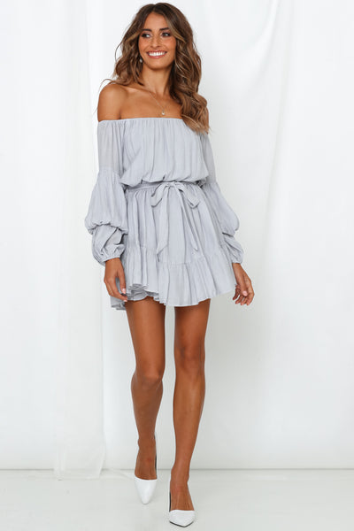 Always The Love Songs Dress Grey