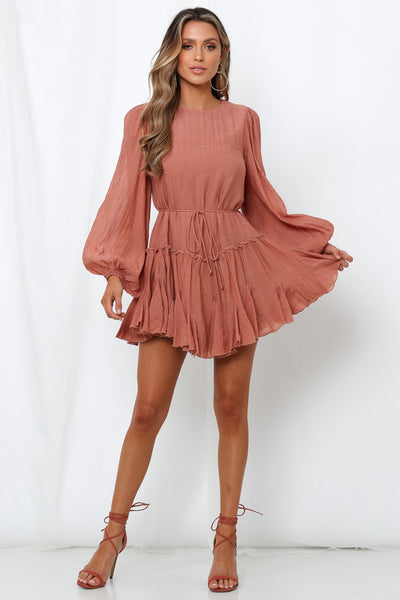 Once In A Blue Moon Dress Rose