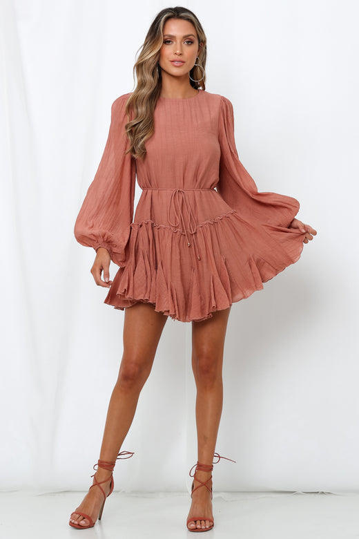 Once In A Blue Moon Dress Rose