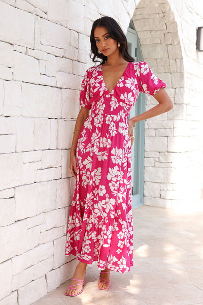 Five Star Style Maxi Dress Pink