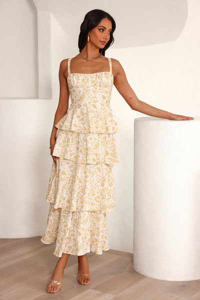 Sunshine Hour Maxi Dress Yellow