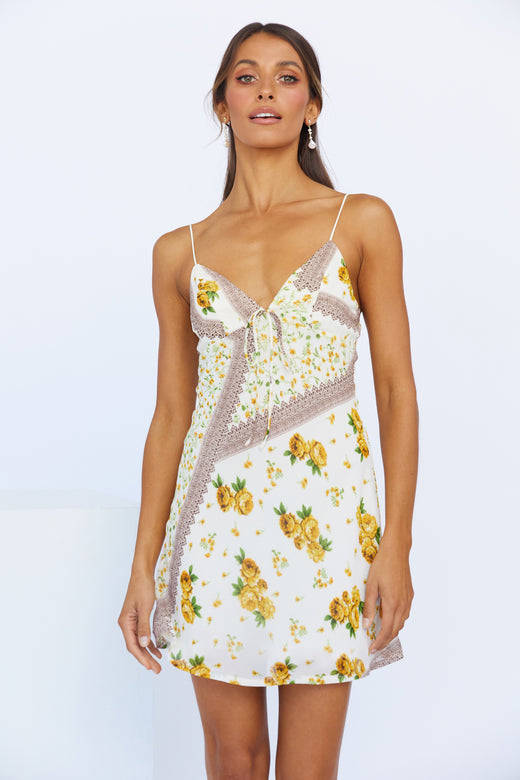 Mini Sweet Dress Yellow