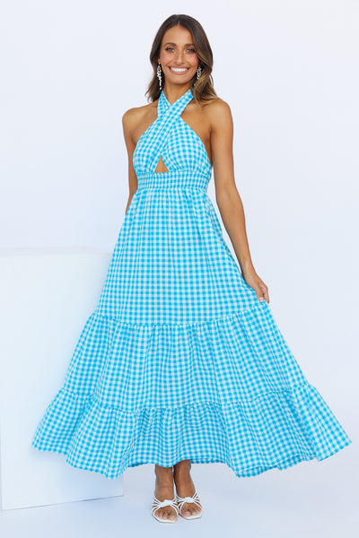 Important Piece Maxi Dress Blue