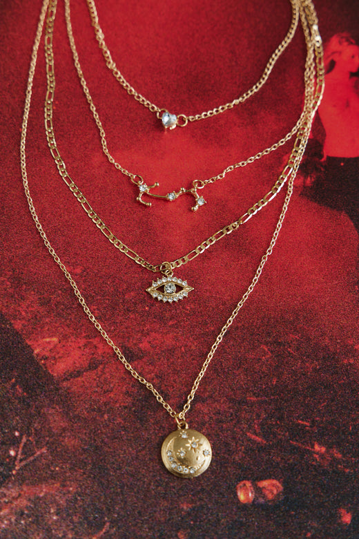 New Attraction Necklace Gold