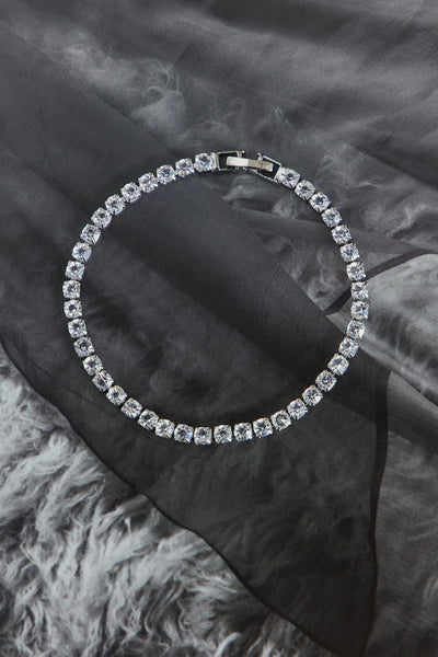Cubic Zirconia Pearly Start Bracelet