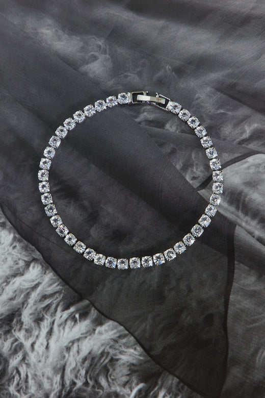 Cubic Zirconia Pearly Start Bracelet