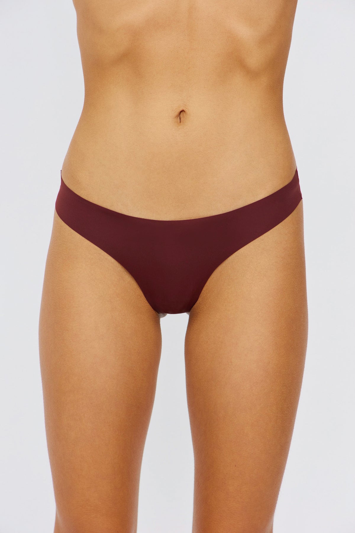 UNDERCOVER Style Helpers Seamless High Cut Thong Chocolate 3 Pack