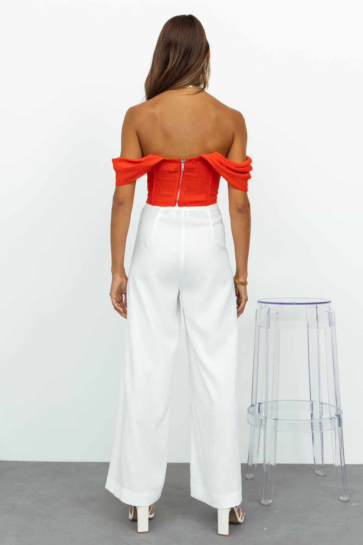 This Magic Moment Crop Top Red