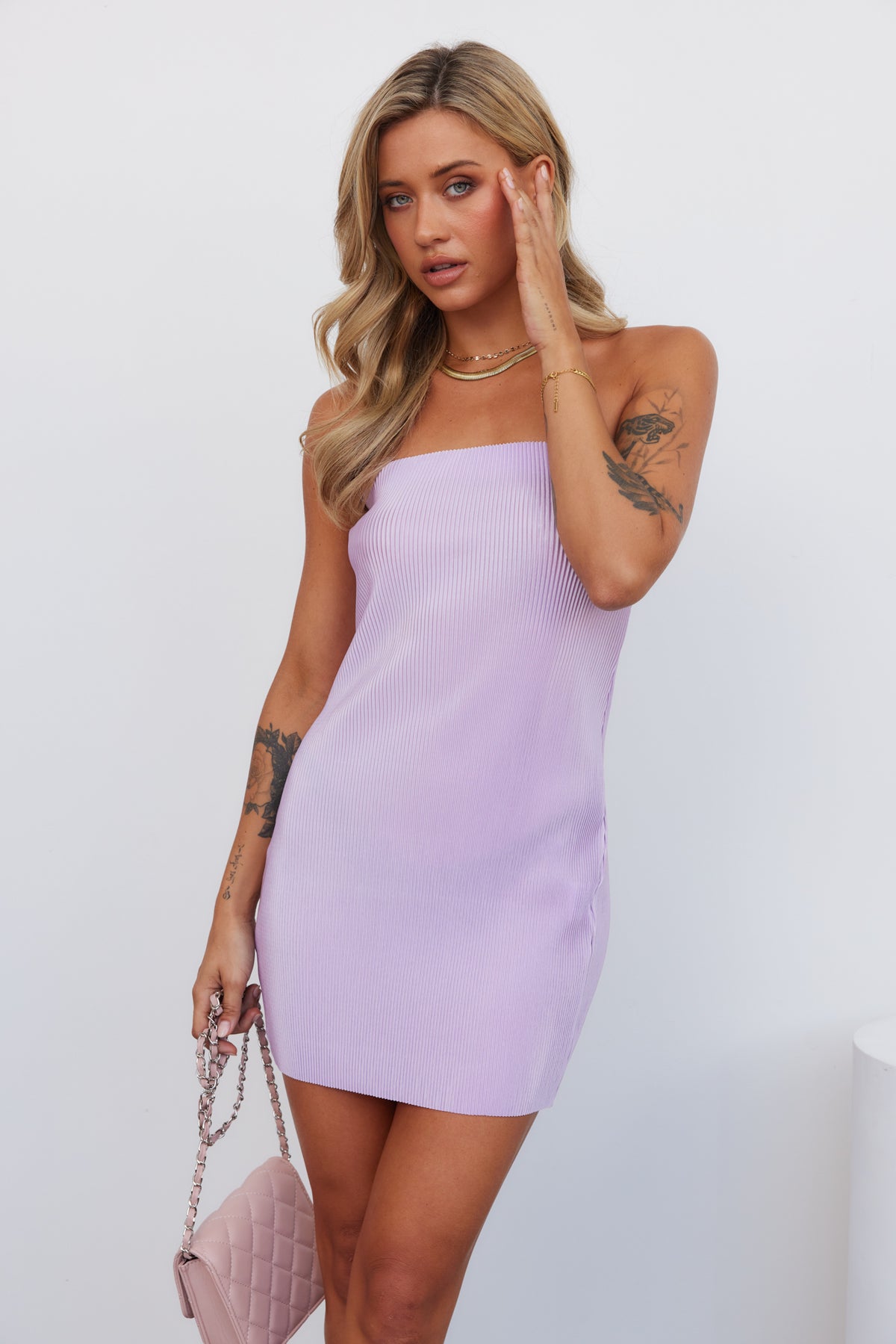Poppin Bubbly Dress Purple