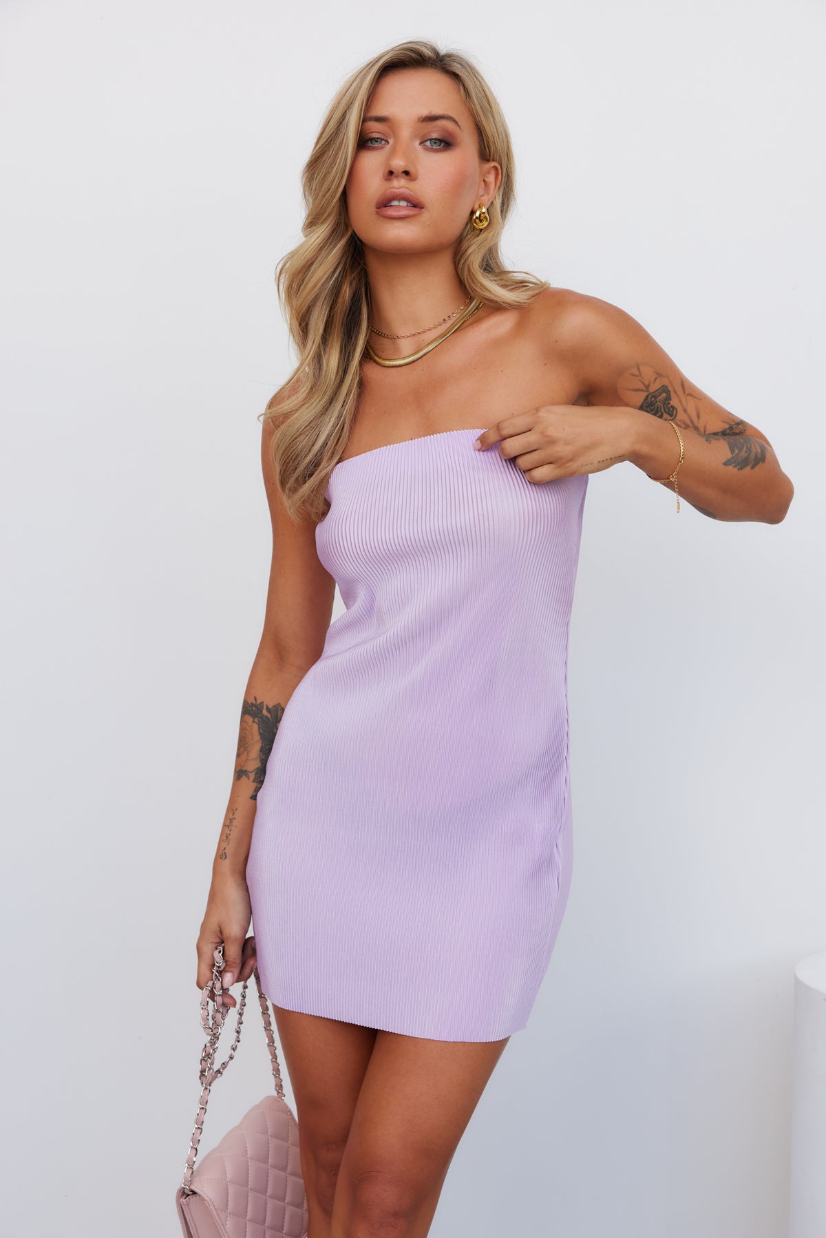 Poppin Bubbly Dress Purple