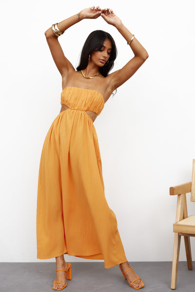 GORG Lover Midi Dress Orange