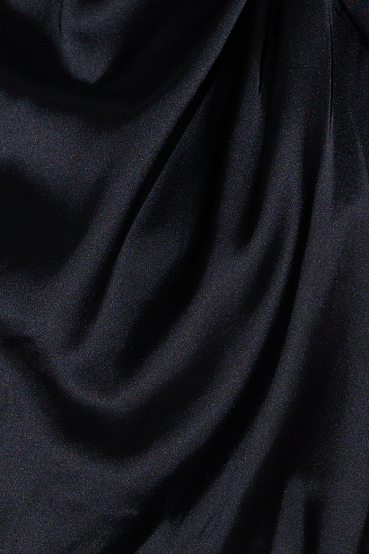 Love Deborah Satin Crop Top Black