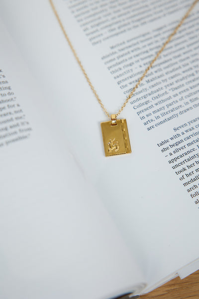 RELIQUIA JEWELLERY Sagittarius Star sign Pendant Gold  18" Chain Gold