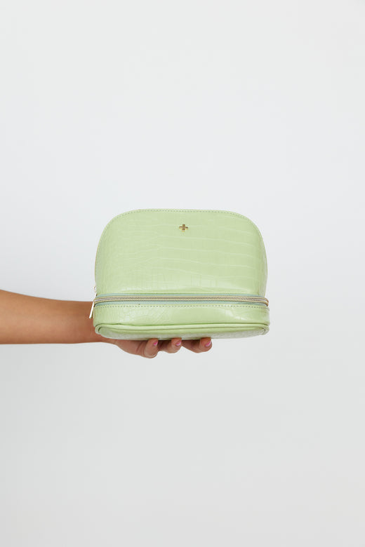 PETA AND JAIN Violette Bag Avocado Croc