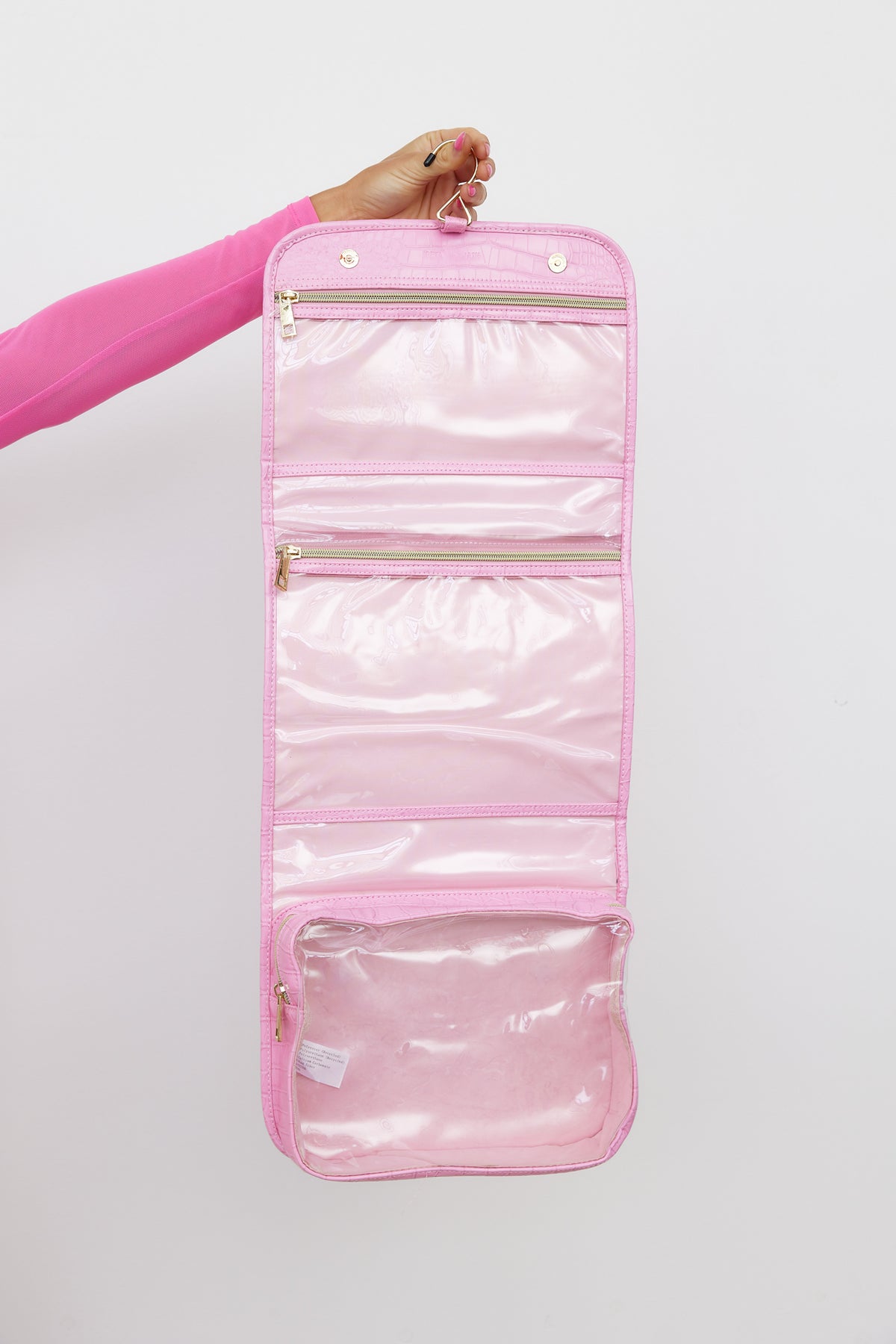 PETA AND JAIN Voyager Bag Pink Croc