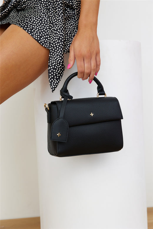 PETA AND JAIN Hadid Bag Black Gold