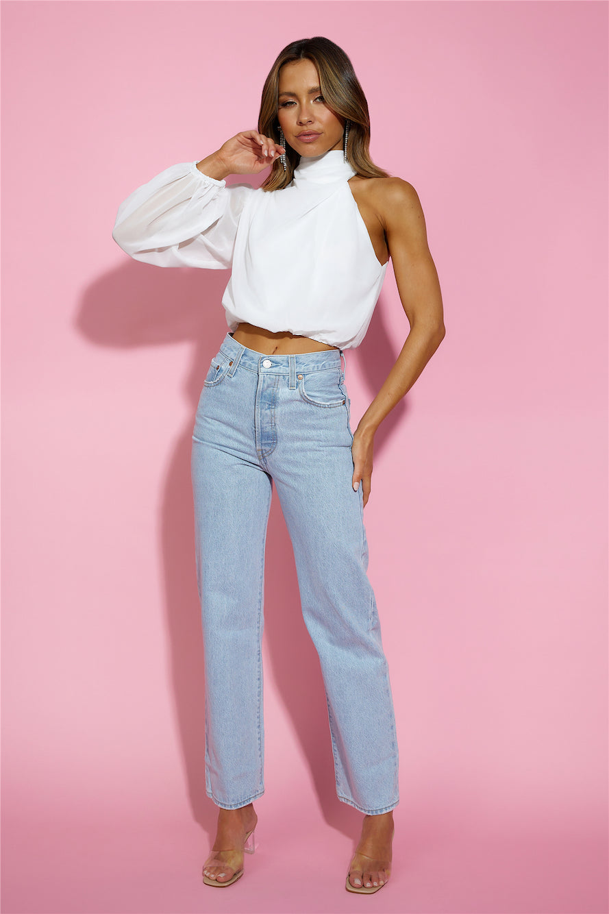 LEVIS Ribcage Straight Ankle Jeans
