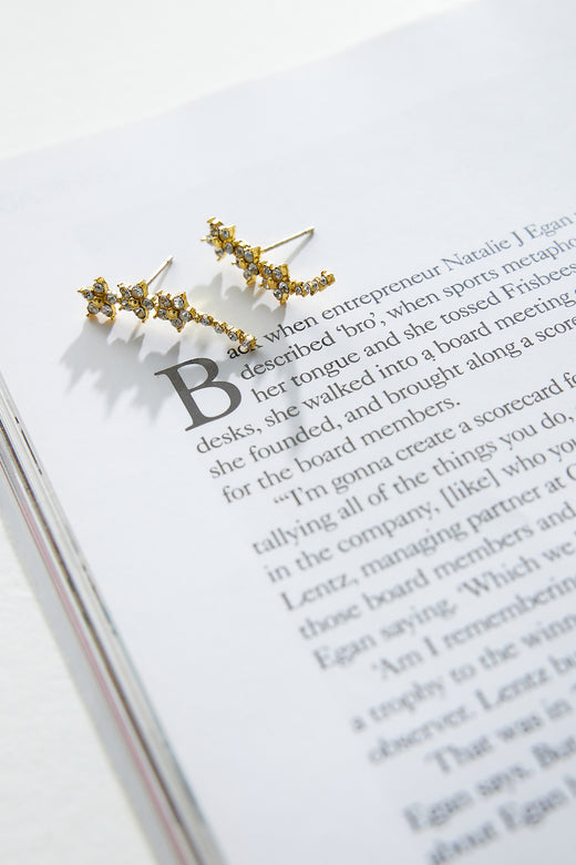 Flowery Days Earrings Gold