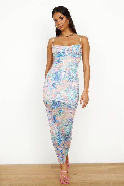 Pretty Dream Maxi Dress Mint