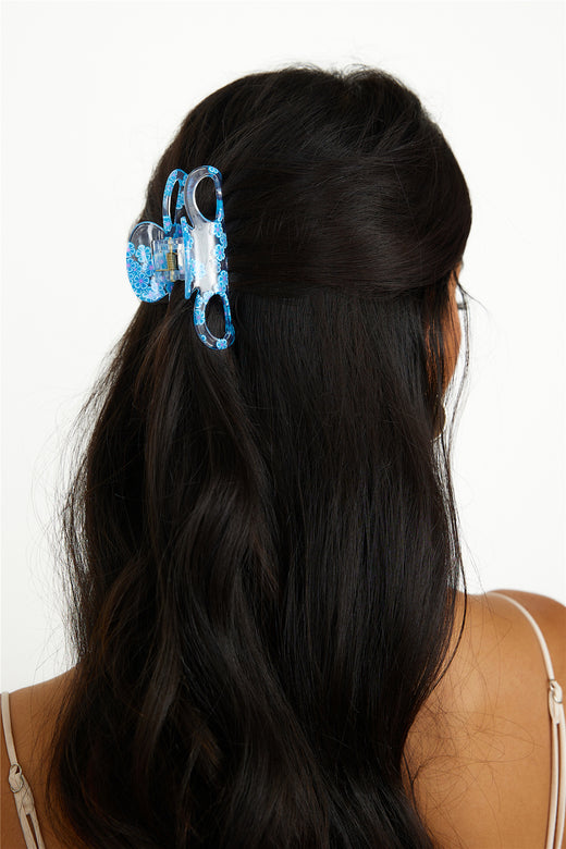 Our Secret Garden Hair Claw Blue