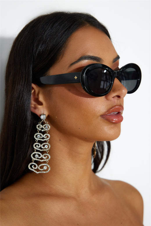 PETA + JAIN Willow Sunglasses Black Smoke