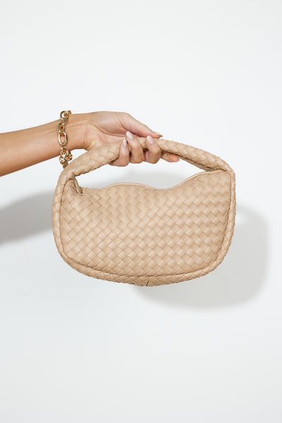 BILLINI Maeve Handle Bag Dark Clay