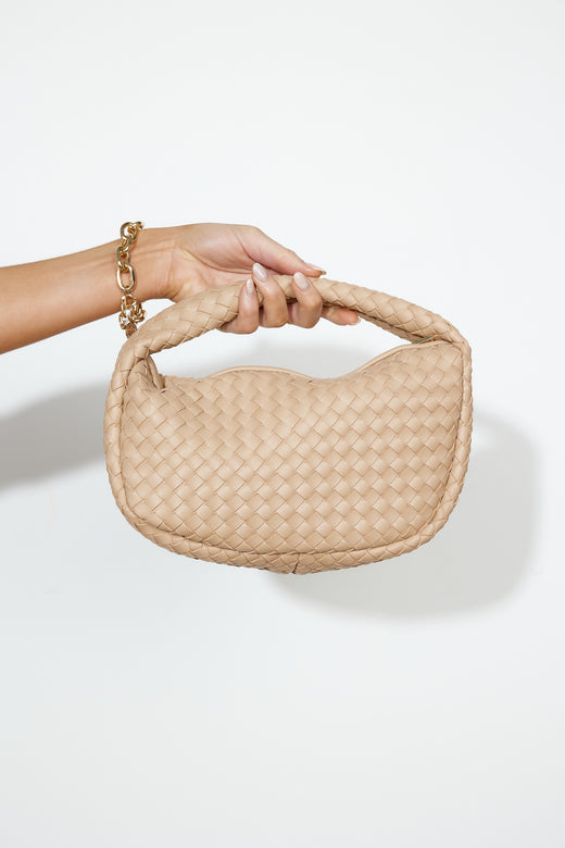 BILLINI Maeve Handle Bag Dark Clay