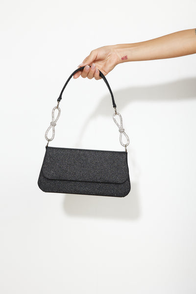 BILLINI Isla Shoulder Bag Black Glitter