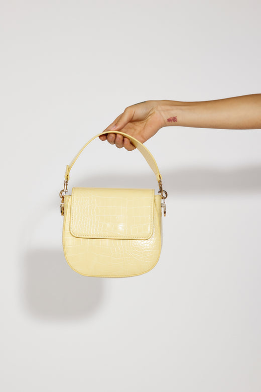 BILLINI Harper Cross Body Bag Butter Croc