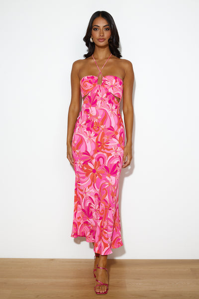 Summer Mood Maxi Dress Pink