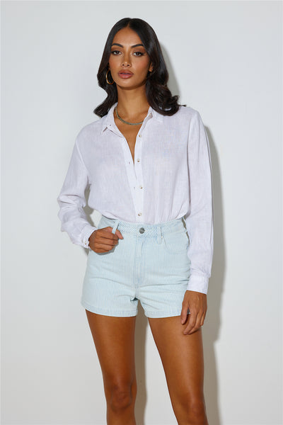 WRANGLER Hi Bells Shorts Ticked Off