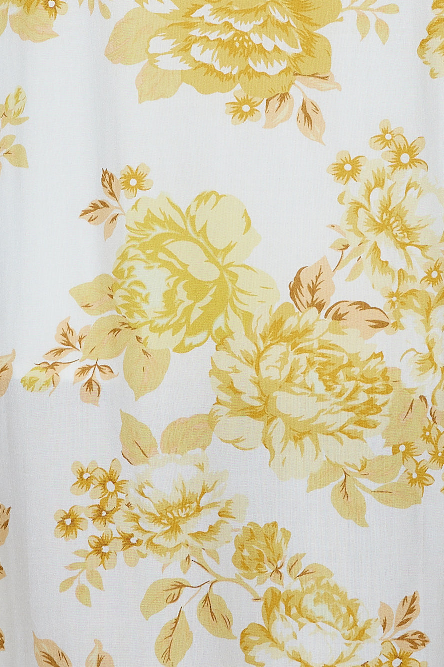Samba Tonight Midi Dress Yellow