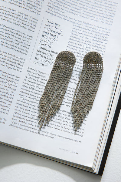 Dazzling Sunbeam Earrings Silver