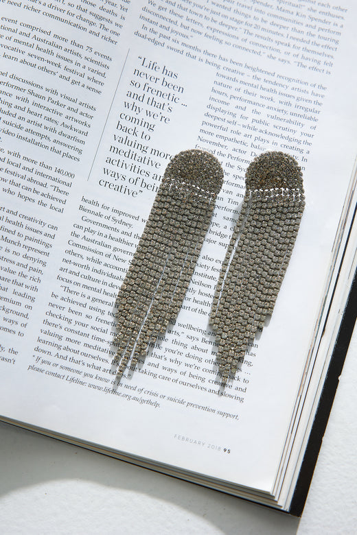 Dazzling Sunbeam Earrings Silver