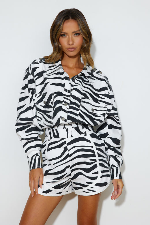 C/MEO COLLECTIVE Split Decision Shirt White