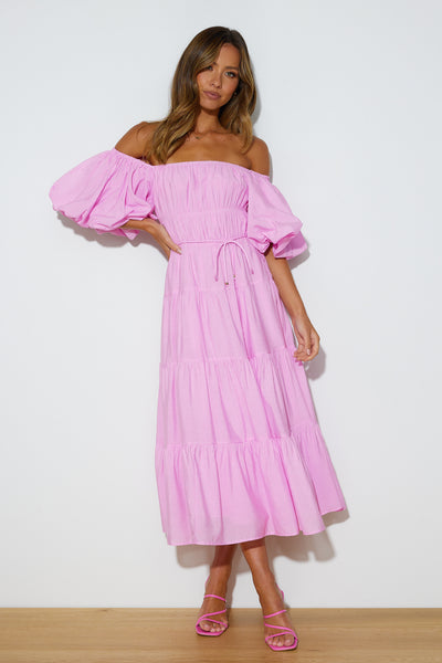 Dessert Run Maxi Dress Pink