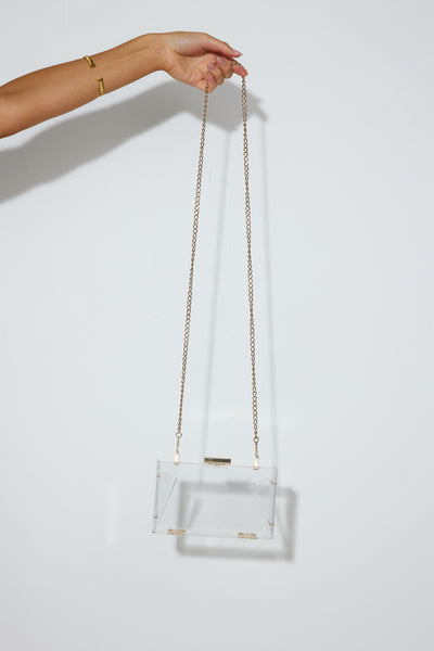BILLINI  Bec Clutch Bag Clear