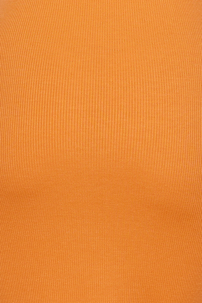Basic Not Basic Maxi Dress Orange