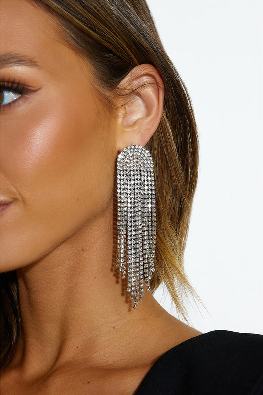 Dazzling Sunbeam Earrings Silver