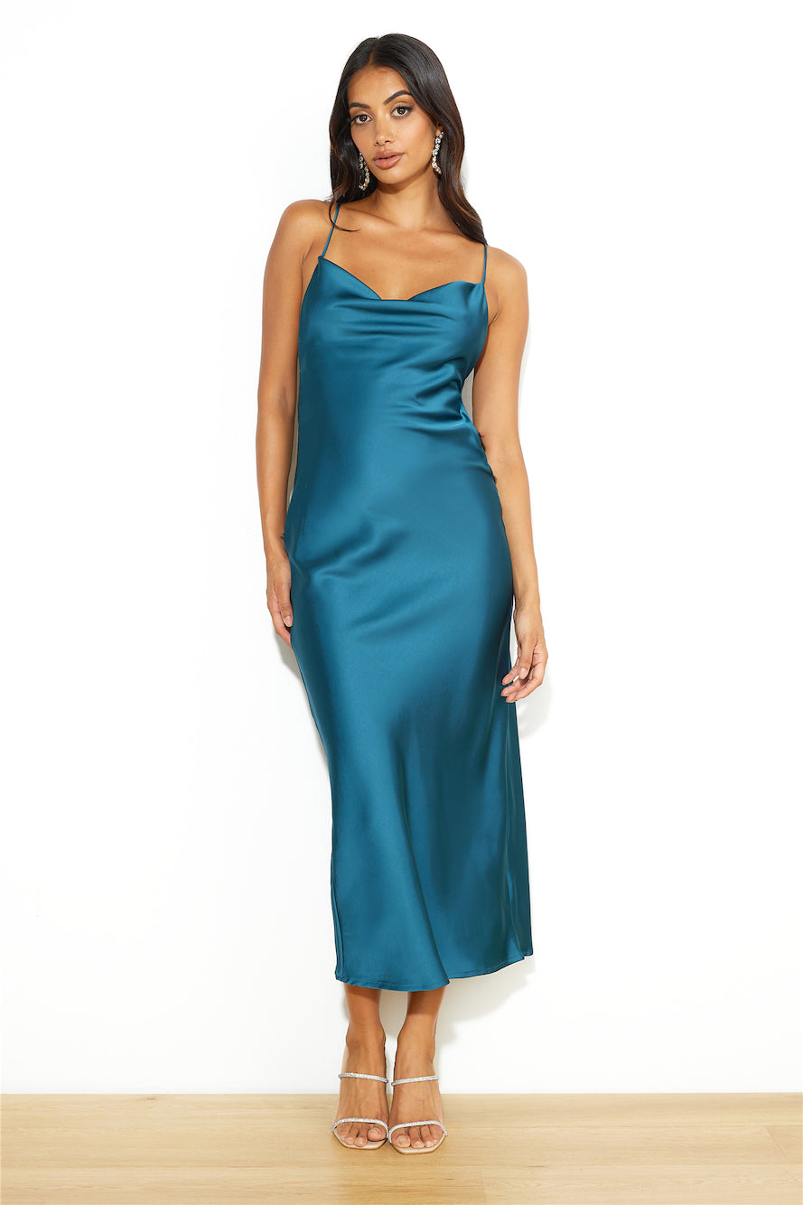Runway Luxe Maxi Dress Green